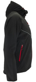 Bennon FORCE JACKET BLACK/RED Softshellová bunda