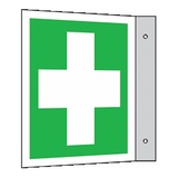 BZ PH807 Tabuľka praporková prvá pomoc - plast 20x20 cm