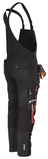Bennon EREBOS BIBPANTS BLACK Pracovné nohavice na traky