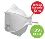3M 9330+ FFP3 respirátor BULK AURA - balenie 10ks