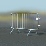 DP 4060 Mobilná oceľová zábrana - 14 priečok