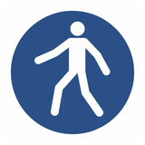 BY C3520/1 Podlahová značka - Len pre chodcov - 10 cm