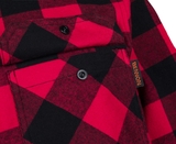 Bennon PIPPO SHIRT RED/BLACK Flanelová košeľa