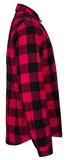 Bennon PIPPO SHIRT RED/BLACK Flanelová košeľa
