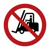 BY C350D/4 Podlahová značka - Zákaz vjazdu vozíkov - 40 cm