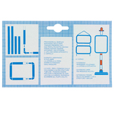 CV DA4 Plastový držiak značenia na stĺpik