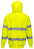 Portwest B304 HI-VIS Reflexná mikina s kapucňou
