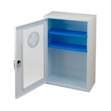 ZM 010 Lekárnička na stenu uzamykateľná kovová priehľadná