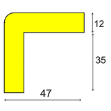 DP 11120 Varovný a ochranný profil 8 - 4,7x4,7x500 cm