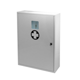 ZM 009 Lekárnička na stenu uzamykateľná kovová so schránkou na kľúč