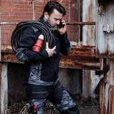 Bennon PREDATOR TROUSERS BLACK/GREY Strečové nohavice