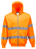 Portwest B305 HI-VIS Mikina na zips