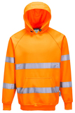 Portwest B304 HI-VIS Reflexná mikina s kapucňou