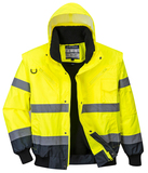Portwest C465 HI-VIS CONTRAST BOMBER Reflexná bunda
