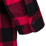 Bennon PIPPO SHIRT RED/BLACK Flanelová košeľa