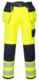 Portwest T501 HI-VIS Reflexné nohavice PW3