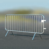 DP 4070 Mobilná oceľová zábrana - 18 priečok