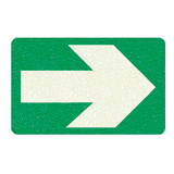 17.7473 Fotoluminiscenčná podlahová značka so šípkou - 17,5x11 cm