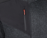 Bennon NORTOS SWEATSHIRT GREY/BLACK Mikina na zips