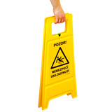 DHS VT10 Výstražná tabuľa - Pozor! Nebezpečenstvo pošmyknutia!