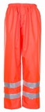 Planam HIGH VISIBLE Vodeodolné reflexné nohavice do pása