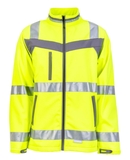 Planam PLALINE HIGH VISIBLE Reflexná softshellová bunda