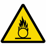 BZ PH432 Značka nebezpečné oxidujúce látky - plast 20x20 cm