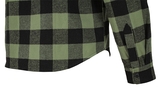 Bennon PIPPO SHIRT KHAKI/BLACK Flanelová košeľa