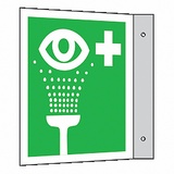 BZ PG812 Tabuľka praporková vyplachovanie očí - plast 15x15 cm