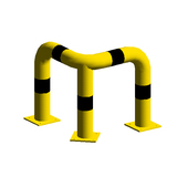 DP OPL02 Oblúkový nárazník rohový - 50x60x50 cm