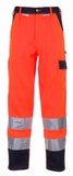 Planam HIGH VISIBLE Reflexné nohavice do pása dvojfarebné