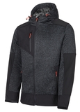 Bennon NORTOS SWEATSHIRT GREY/BLACK Mikina na zips