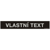 DP PCTEXT Tabuľka k parkovaciemu dorazu s vlastným textom