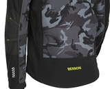 Bennon CAMOS JACKET BLACK/GREY Softshellová bunda
