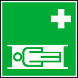 38.0059 Tabuľka nosítka pre pacientov - fólia Everglow 15x15 cm