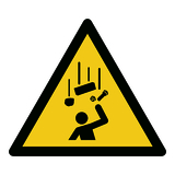 BZ PH427 Značka nebezpečenstvo úrazu padajúcimi predmetmi - plast 20x20 cm