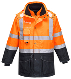 Portwest S426 HI-VIS CONTRAST TRAFFIC Reflexná bunda 7v1