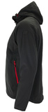 Bennon FORCE JACKET BLACK/RED Softshellová bunda