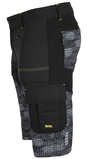 Bennon PREDATOR SHORTS BLACK/GREY Strečové pracovné kraťasy
